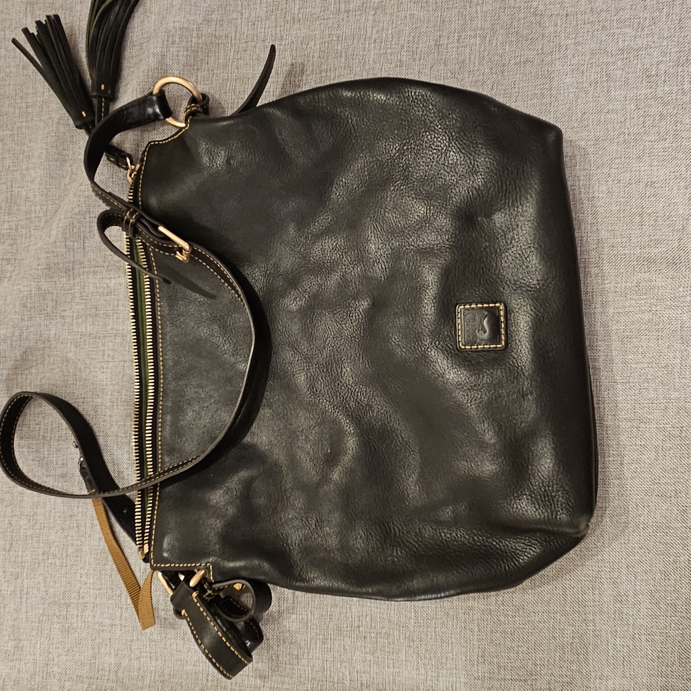 Black Leather Shoulder Bag